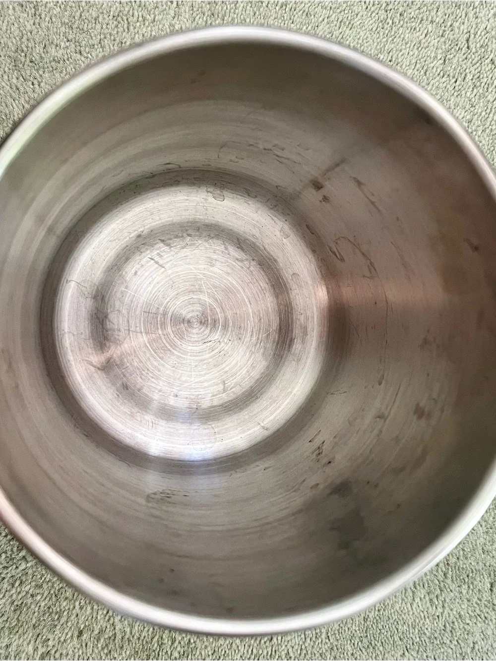 Williams Sonoma Stainless Steel Utensil Holder Shiny Stainless 6.5” x 5.5”